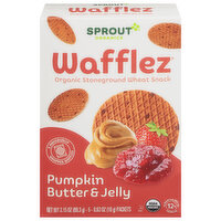 Sprout Organics Wafflez, Pumpkin Butter & Jelly, 5 Each