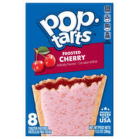 Pop-Tarts Toaster Pastries, Frosted, Cherry, 8 Each