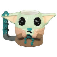 Zak! Star Wars Ceramic Sculpted Mug, Mandalorian the Child Chibi, 1 Each