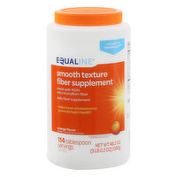 Equaline Fiber Supplement, Orange Flavor, Smooth Texture, 48.2 Ounce