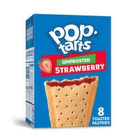 Pop-Tarts Toaster Pastries, Unfrosted Strawberry, 13.5 Ounce