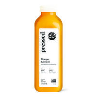 Pressed Juicery Juice, Orange Turmeric, Cold Pressed, 12 Fluid ounce