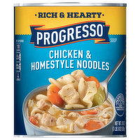 Progresso Soup, Chicken & Homestyle Noodles, Rich & Hearty, 19 Ounce