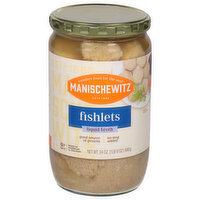 Manischewitz Fishlets, Liquid Broth, 24 Ounce