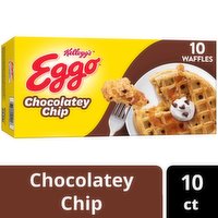 Eggo Frozen Waffles, Chocolatey Chip, 12.3 Ounce