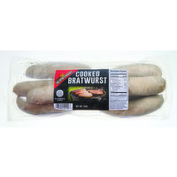 Schweigert Cooked Bratwurst, Natural Casing, 24 Ounce