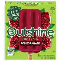 Outshine Fruit Ice Bars, Pomegranate, 6 Each