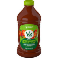 V8® Low Sodium 100% Vegetable Juice, 64 Fluid ounce