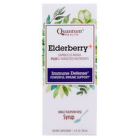 Quantum Health Elderberry+, Immune Defense, Powerful Immune Support, 4 Fluid ounce