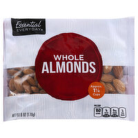 Essential Everyday Almonds, Whole, 6 Ounce