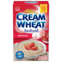 Cream Of Wheat Hot Cereal, Instant, Original, 12 Each