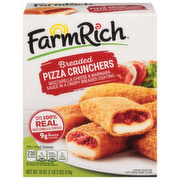 Farm Rich Pizza Crunchers, Breaded, 18 Ounce