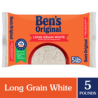 Ben's Original Parboiled Rice, Original, Enriched, Long Grain White, 5 Pound