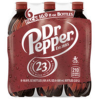 Dr Pepper Soda, 6 Pack, 6 Each