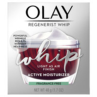 Olay Regenerist Whip Face Moisturizer Fragrance Free, 1.7 Ounce