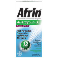 Afrin Nasal Spray, Allergy Sinus, 0.5 Fluid ounce