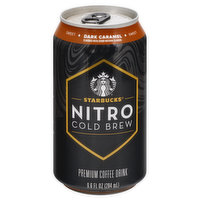 Starbucks  Nitro Cold Brew Coffee Drink, Premium, Sweet, Dark Caramel, 9.6 Ounce