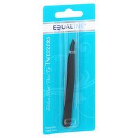 Equaline Tweezers, Slant/Point Tip, Deluxe, 1 Each