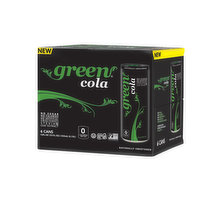 Green Cola, 6 Pack Cans, 12 Fluid ounce