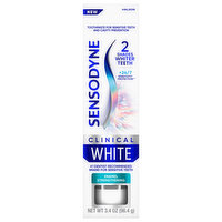 Sensodyne Clinical White Toothpaste, Enamel Strengthening, 3.4 Ounce