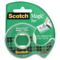 Scotch Tape, Magic, Matte Finish, 1 Each