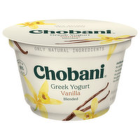 Chobani Yogurt, Nonfat, Greek, Vanilla, 5.3 Ounce