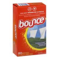 Bounce Dryer Sheets, Outdoor Fresh, 80 Each