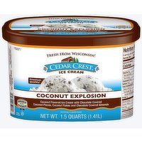 Cedar Crest Coconut Joy Ice Cream, 48 Ounce