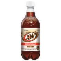 A&W Root Beer, Zero Sugar, 20 Fluid ounce