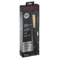 Revlon Perfect Heat Flat Iron, Digital, 3X Ceramic, 1 Inch Plates, 1 Each