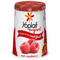 Yoplait Original Yogurt, Low Fat, Red Raspberry, 6 Ounce