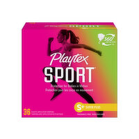 Playtex Sport Super+ Tampons Unscented, 36 Each