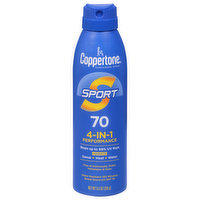 Coppertone Sport Sunscreen Spray, Broad Spectrum SPF 70, 5.5 Ounce