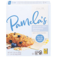 Pamela's Whenever Bars Oat Bars, Soft & Chewy, Blueberry Lemon, 5 Each