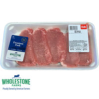 All Natural Boneless Pork Loin Thin Cut Chops, 1.1 Pound