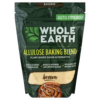 Whole Earth Sugar Alternative, Plant-Based, Brown, Allulose Baking Blend, 12 Ounce
