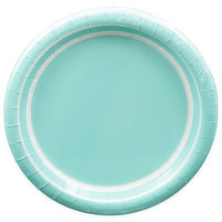 Sensations Plates, Spa Blue, 8.75 Inch, 10 Each