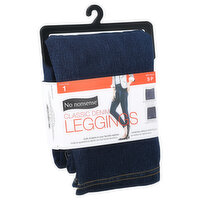 No nonsense Leggings, Classic Denim, Dark Denim, Small, 1 Each