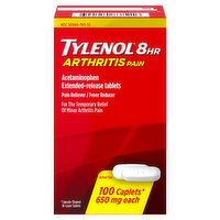 Tylenol Arthritis Pain, 650 mg, Caplets, 100 Each
