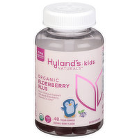 Hyland's Naturals Kids Elderberry Plus, 75 mg, Vegan Gummies, Natural Berry Flavor, 48 Each