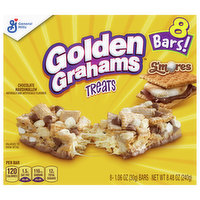 Golden Grahams Treats, Chocolate Marshmallow, S'mores, 8 Each