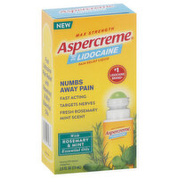 Aspercreme Pain Relief Liquid, with 4% Lidocaine, Max Strength, 2.5 Fluid ounce