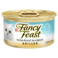 Fancy Feast Cat Food, Gourmet, Grilled, Tuna Feast in Gravy, 3 Ounce