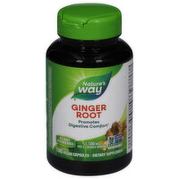 Nature's Way Ginger Root, 1,100 mg, Vegan Capsules, 100 Each