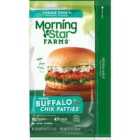 NaN Meatless Chicken Patties, Buffalo, 10 Ounce