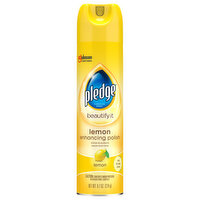 Pledge Beautify It Furniture Spray, Lemon, 9.7 Ounce