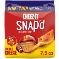 Cheez-It Snap'd Cheese Cracker Chips, Double Cheese, 7.5 Ounce