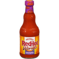 Frank's RedHot Garlic Buffalo Wings Hot Sauce, 12 Fluid ounce