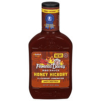 Famous Dave's BBQ Sauce, Honey Hickory, Smoky Sweetness, Mild, 20 Ounce