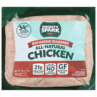 Mighty Spark Chicken, All-Natural, Rotisserie-Seasoned, 16 Ounce